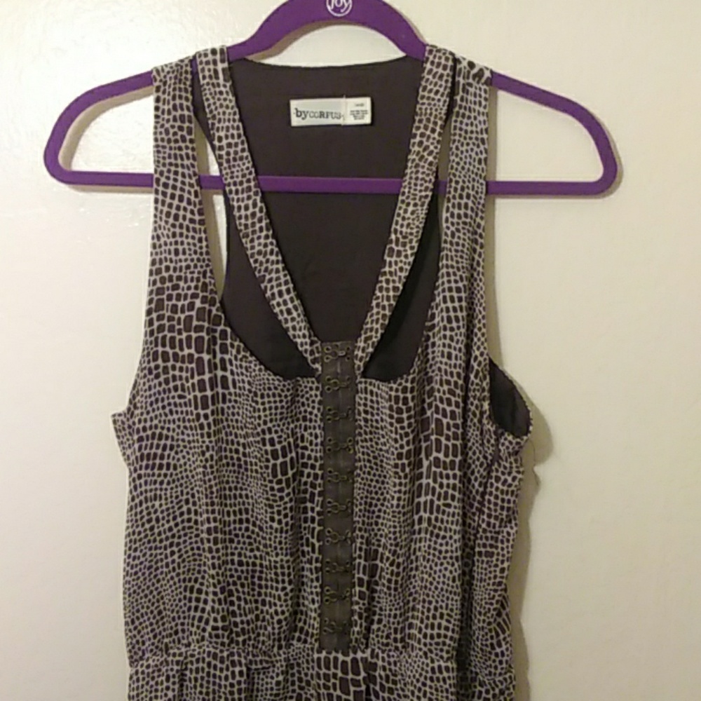 Giraffe print dress